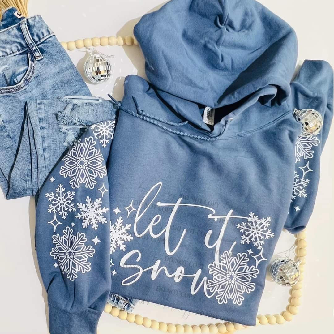 Let it snow FRONT ONLY 60472 DTF transfer