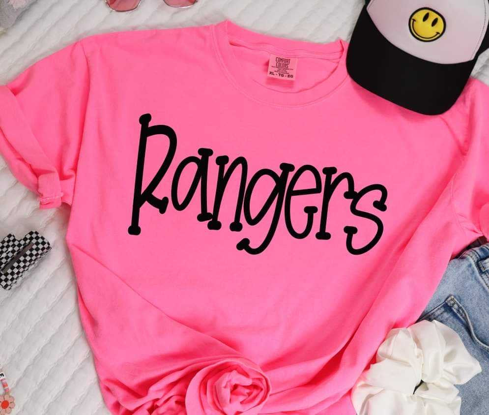Rangers black font (S&G) 37965 DTF transfer