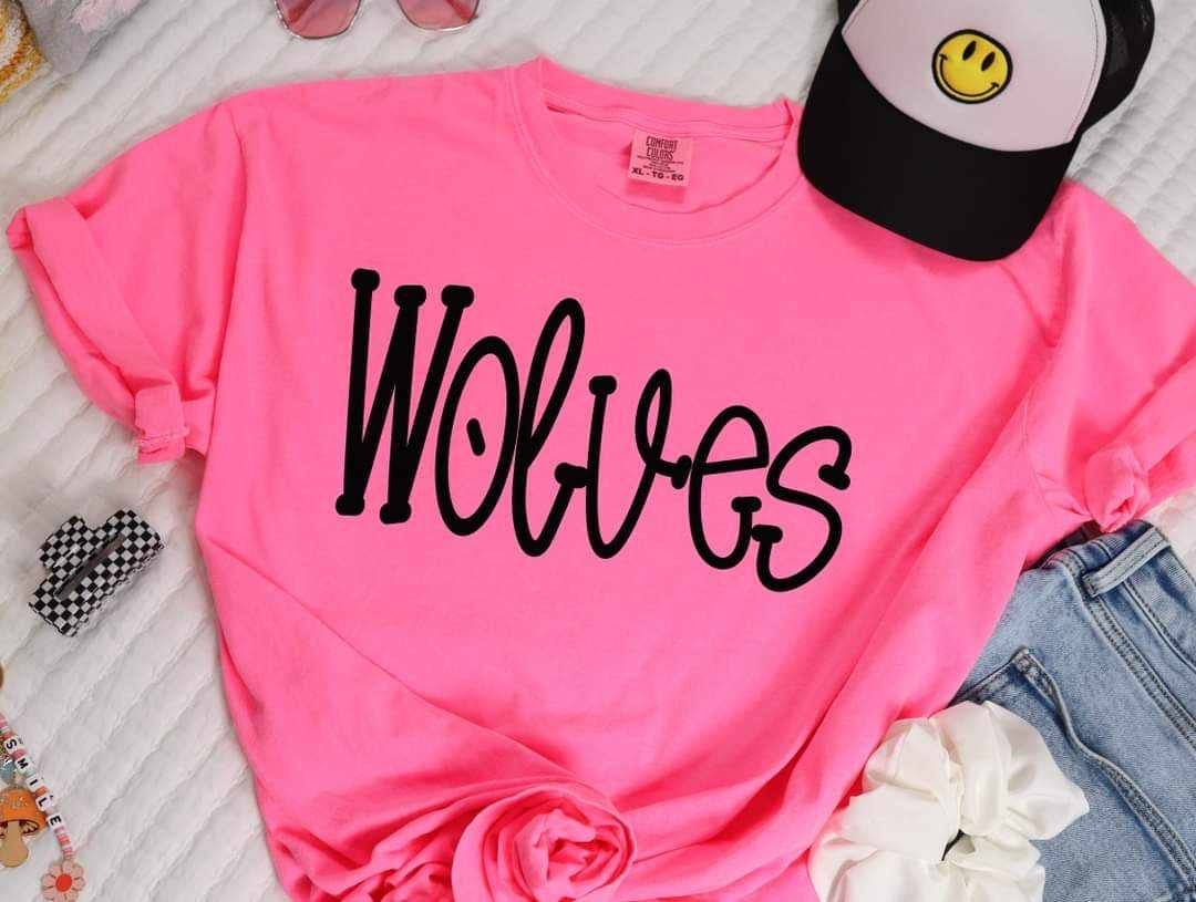 Wolves black font (S&G) 37961 DTF transfer