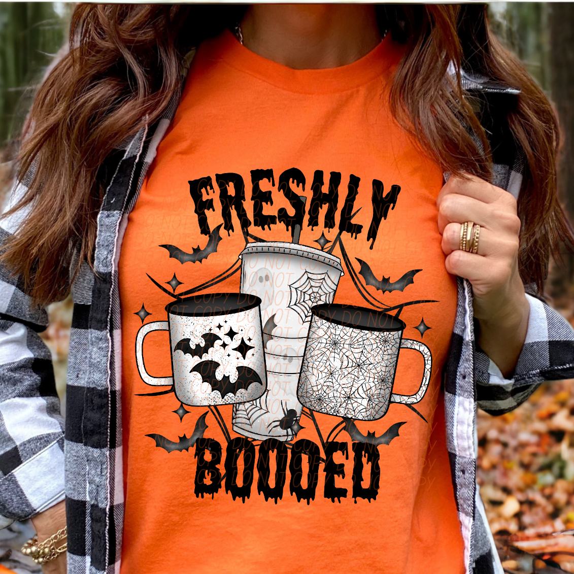 Freshly booed mugs and tumbler (CITY) 37985 DTF transfer