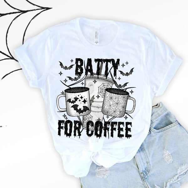 Batty for coffee (CITY) 37990 DTF transfer