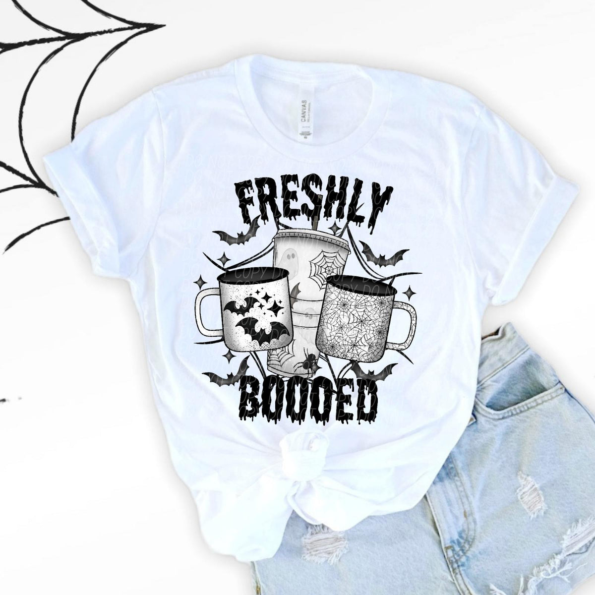 Freshly booed mugs and tumbler (CITY) 37985 DTF transfer