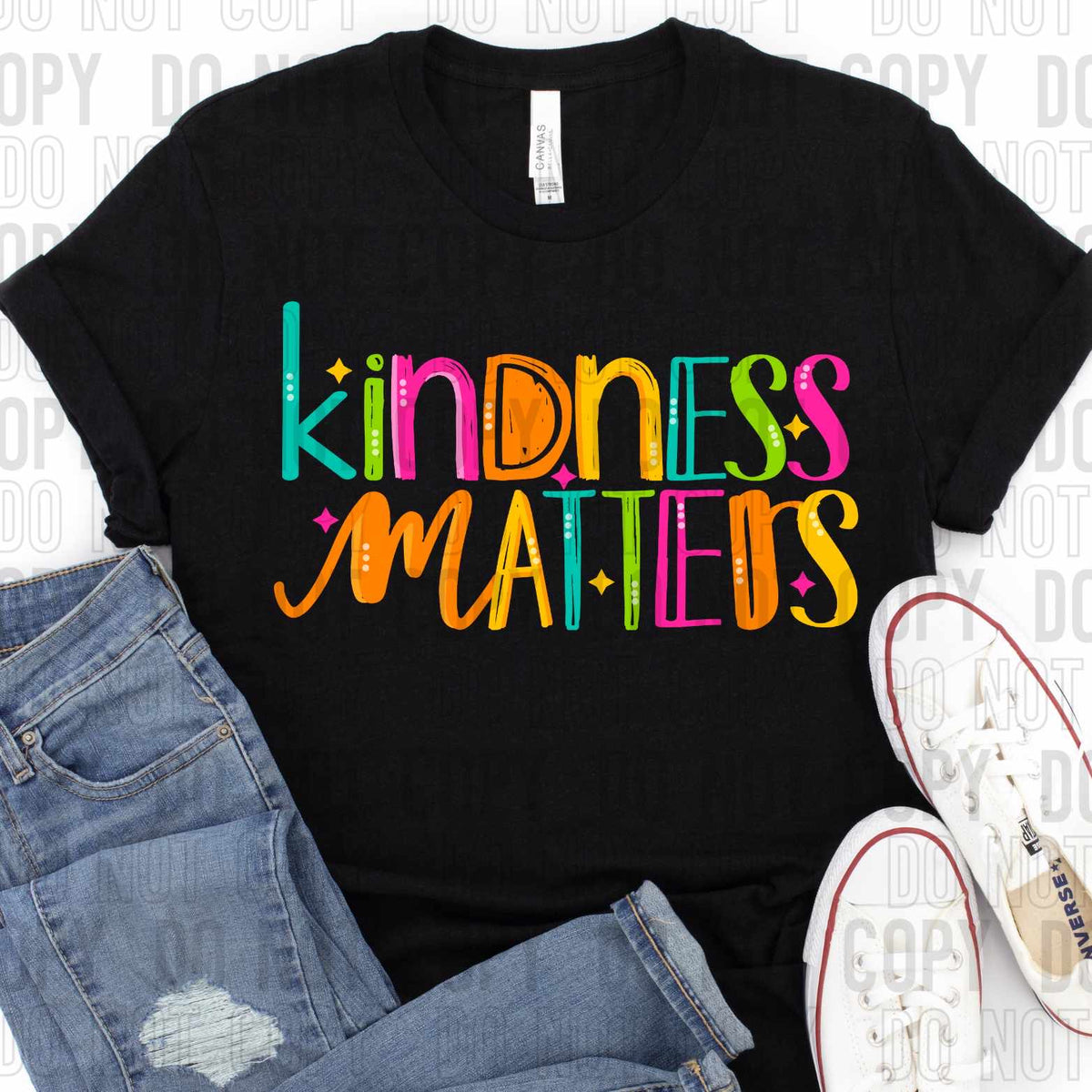 Kindness matters colorful (SBB) 27813 DTF transfer