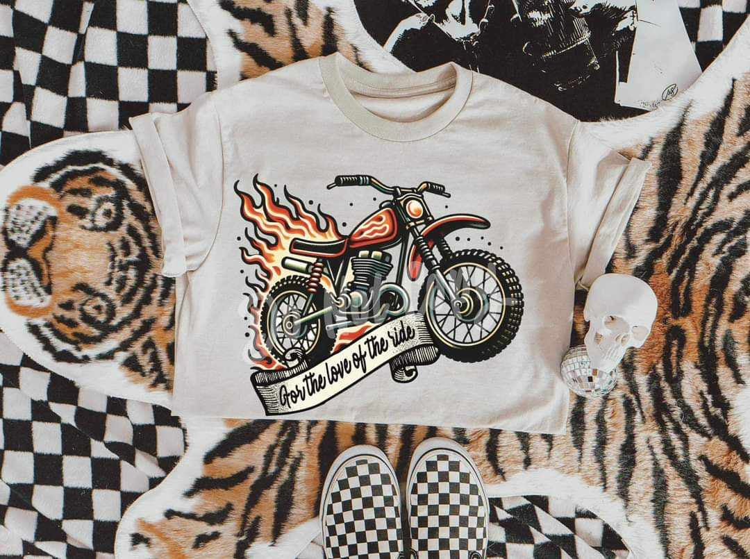 For the love of ride dirtbike (RTD) 39025 DTF transfer
