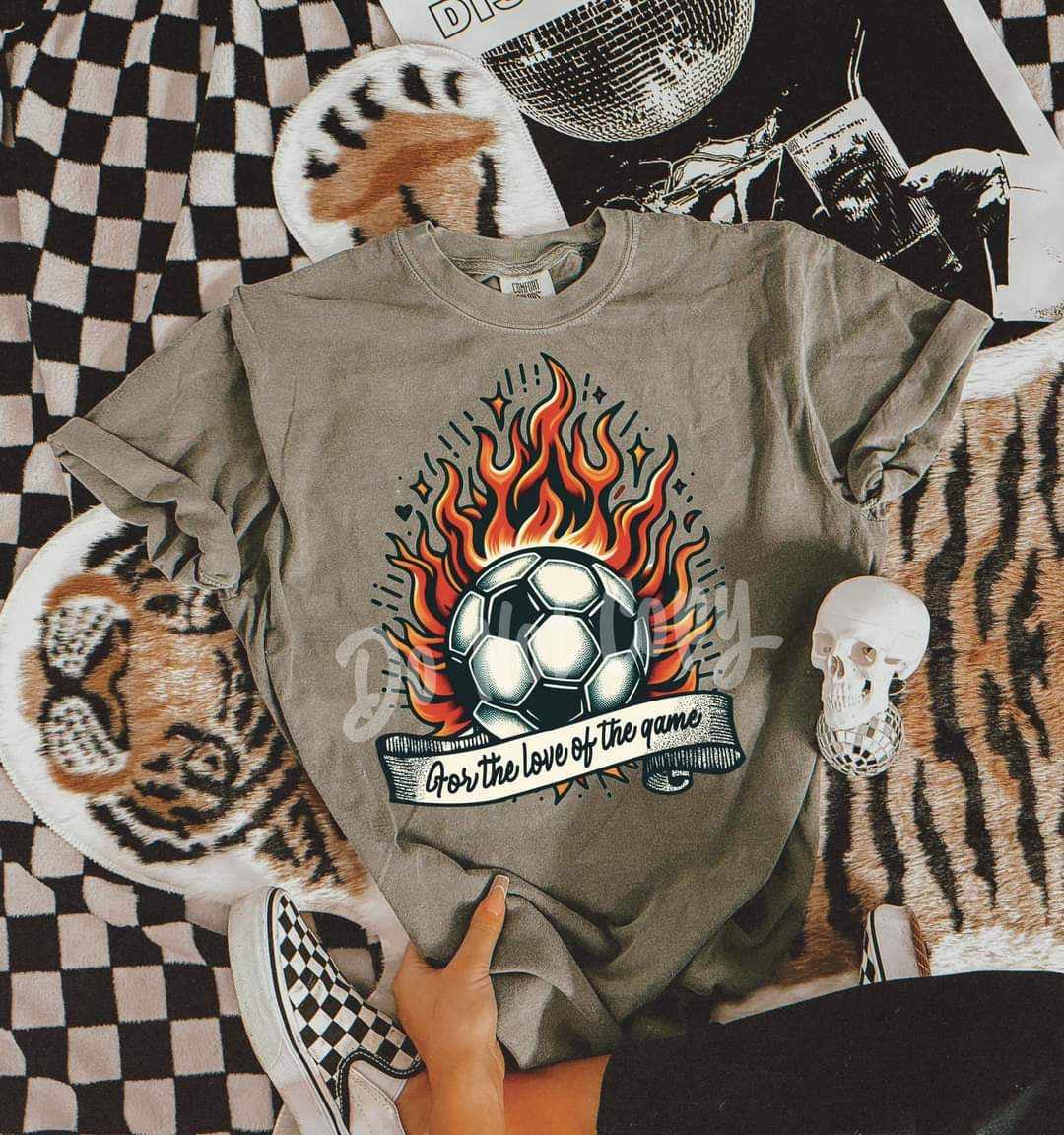 For the love of the game soccer (RTD) 39018 DTF transfer