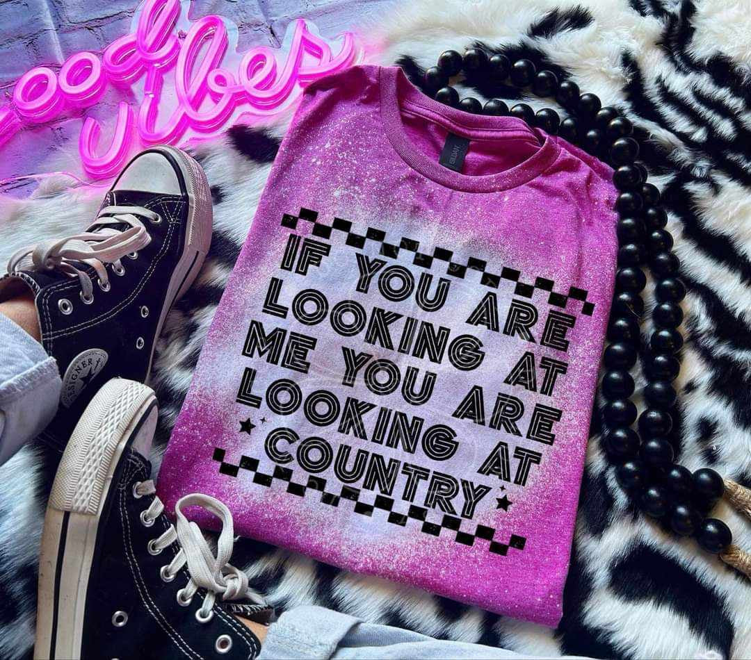 If you are looking at me you are looking at country (LYTTLE) 27852 DTF transfer