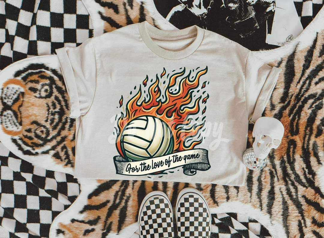 For the love of the game volleyball (RTD) 39015  DTF transfer