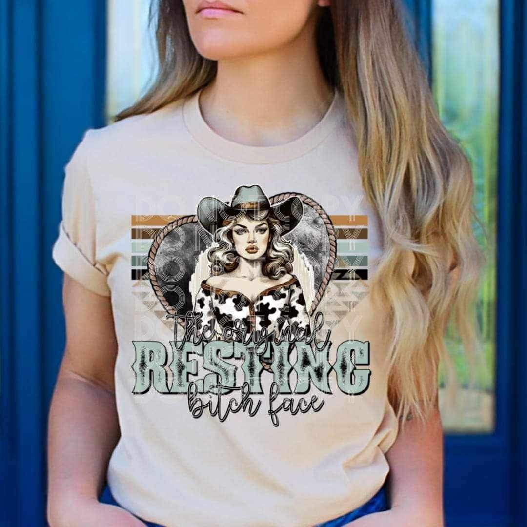 The original resting bitch face 19554 DTF Transfer