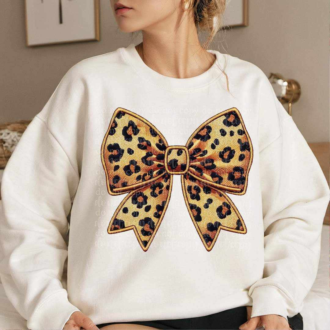 Leopard bow (TTD) 60540 DTF transfer