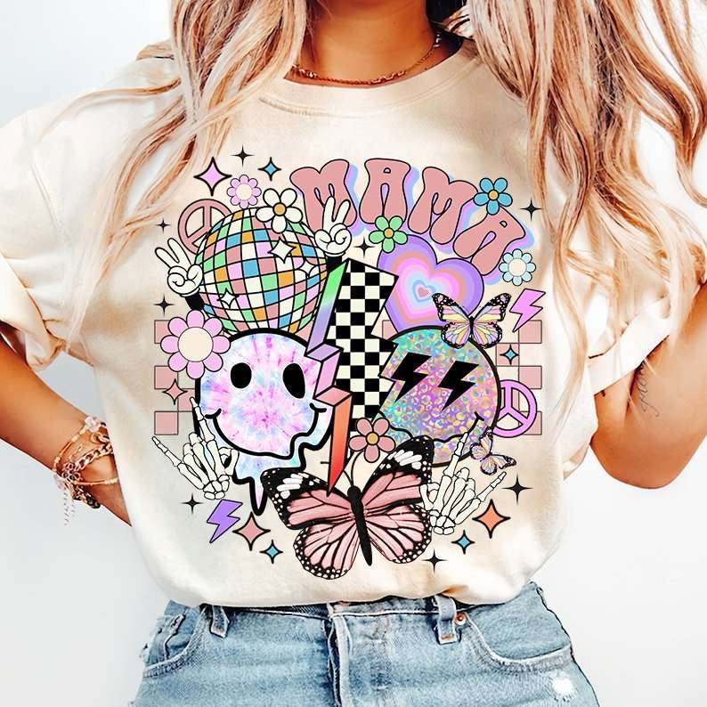 Mama retro items 27891 DTF transfer