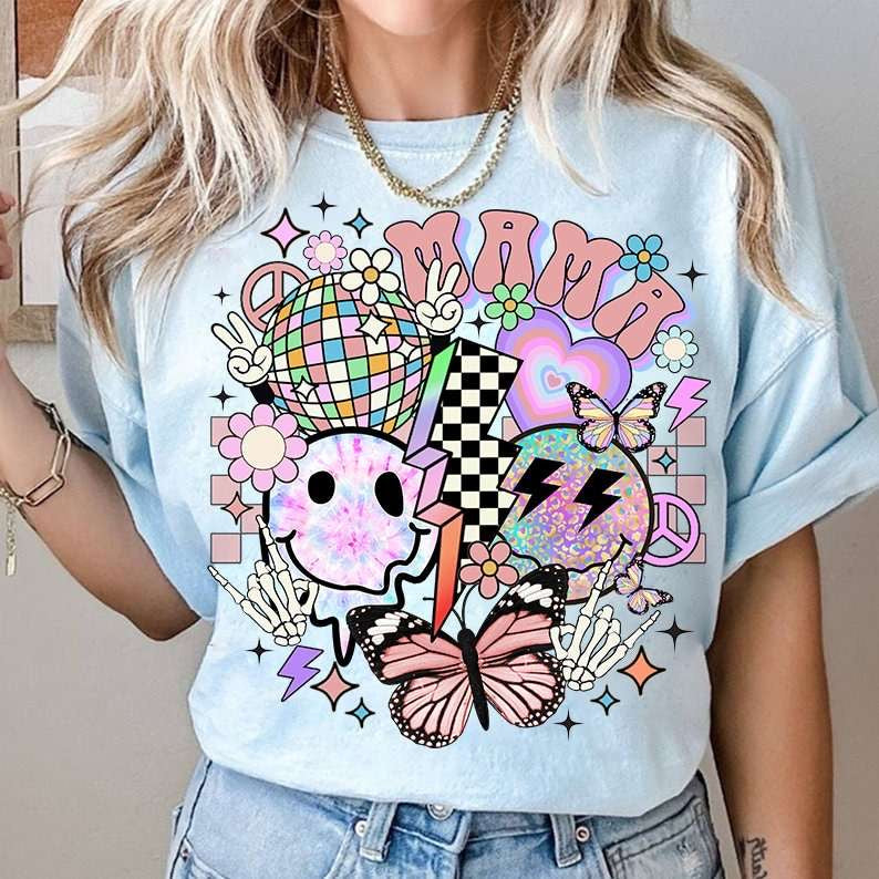 Mama retro items 27891 DTF transfer