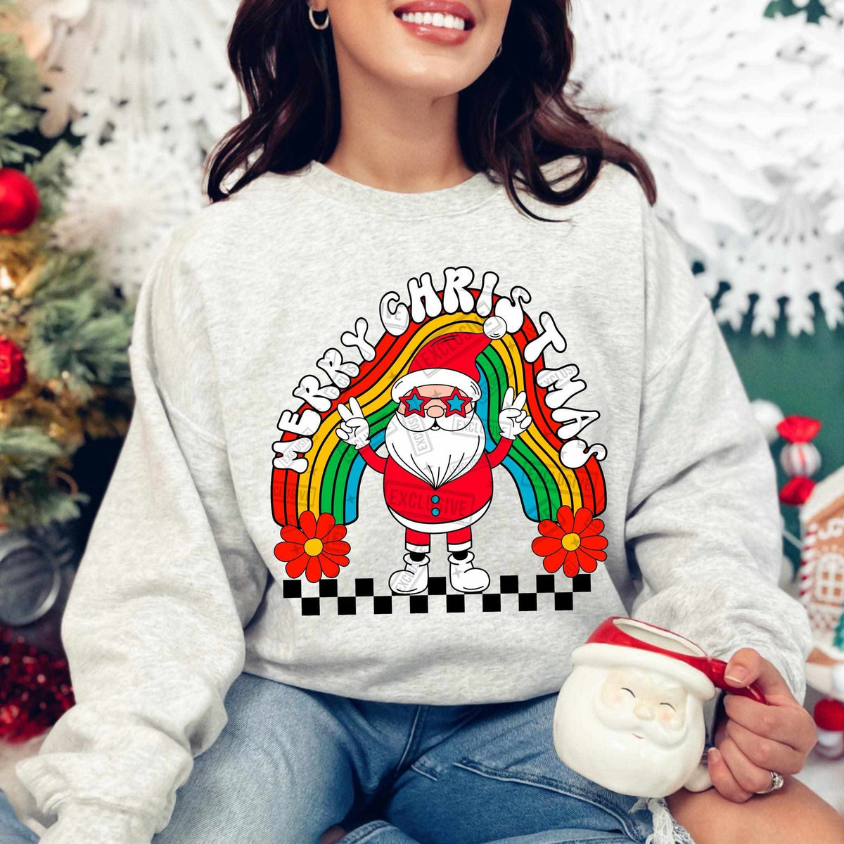 Merry Christmas santa (HW) 60562 DTF transfer