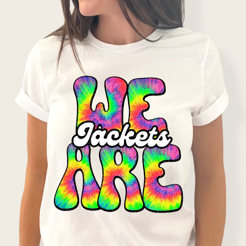We are jackets tie dye (CITY) 39235 DTF transfer