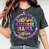 Autism mama colorful circle 27873 DTF transfer