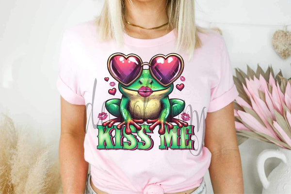 Kiss me frog (SSD) 19633 DTF Transfer