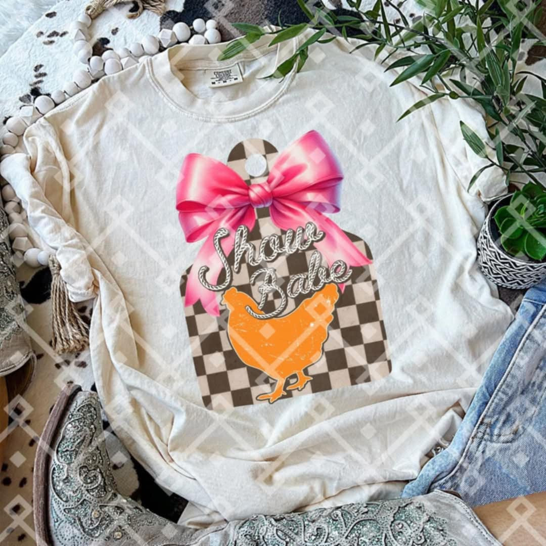 Show babe chicken (CRAFTI) 91093 DTF transfer