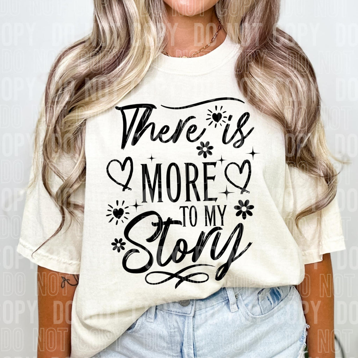 There is more to my story BLACK (SBB) DTF transfer