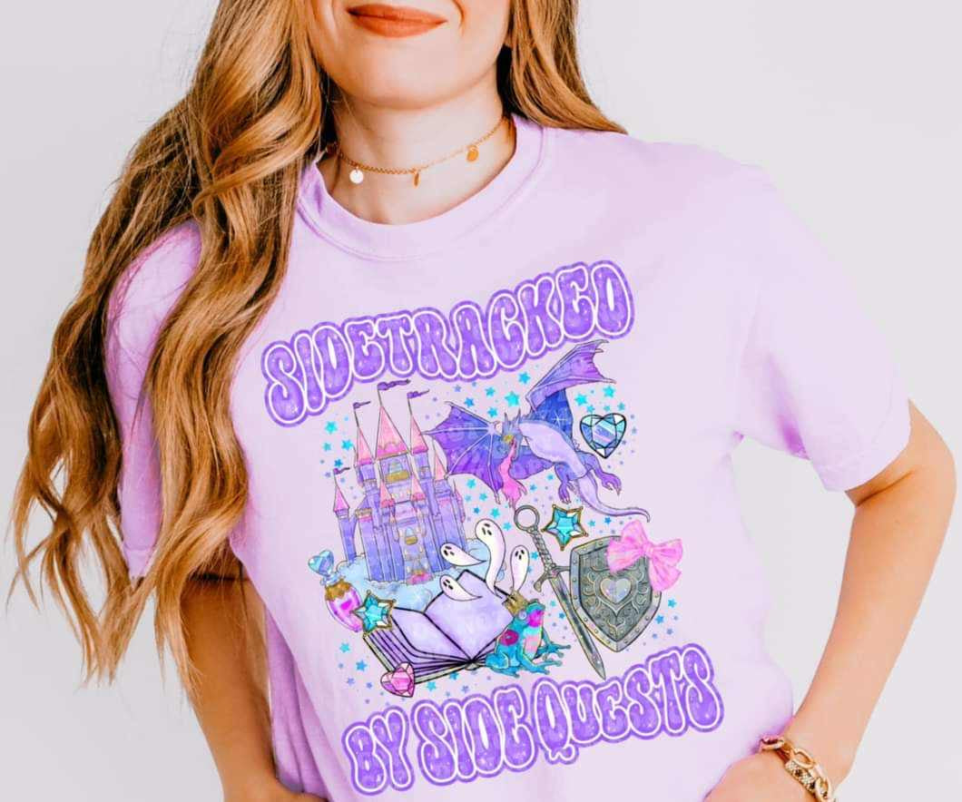 Sidetracked by side quests 27854 DTF transfer