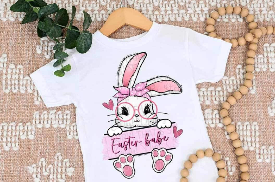Easter babe pink bunny (cstage) 19652 DTF Transfer