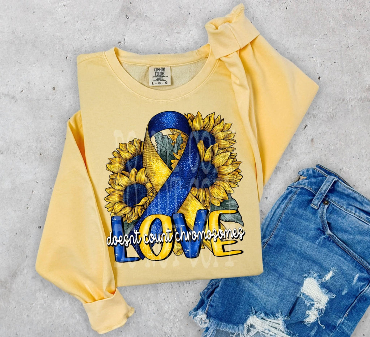 Love Doesn’t Count Chromosomes ribbon PH DTF transfer