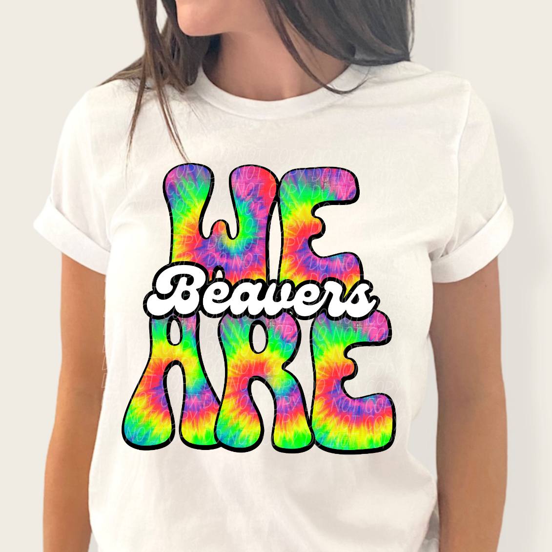 We are beavers tie dye (CITY) 39187 DTF trans