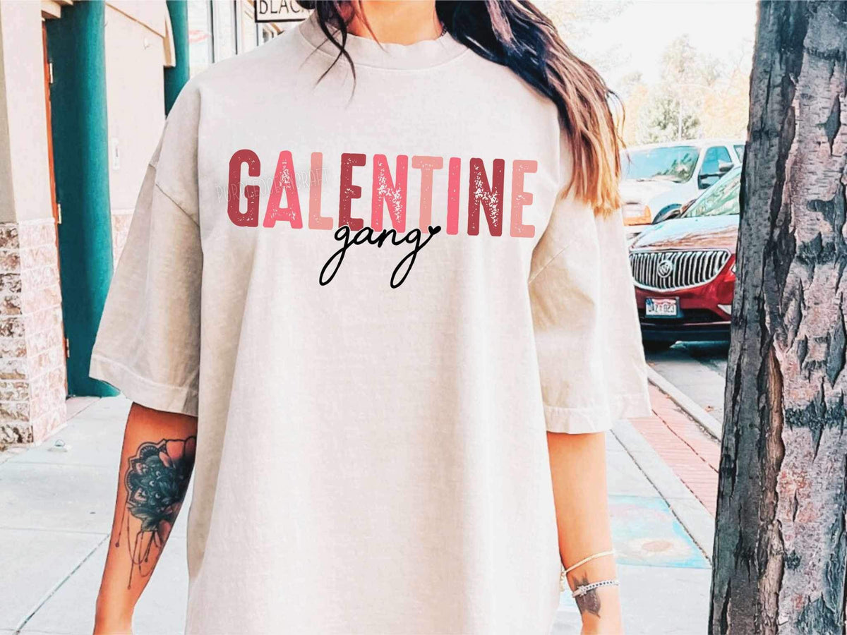 Galentine gang multi color 19683 DTF Transfer