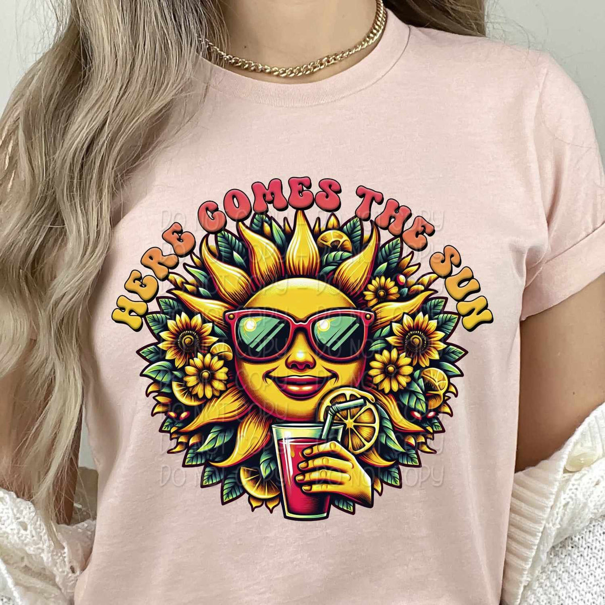 Here comes the sun 27952 DTF transfer
