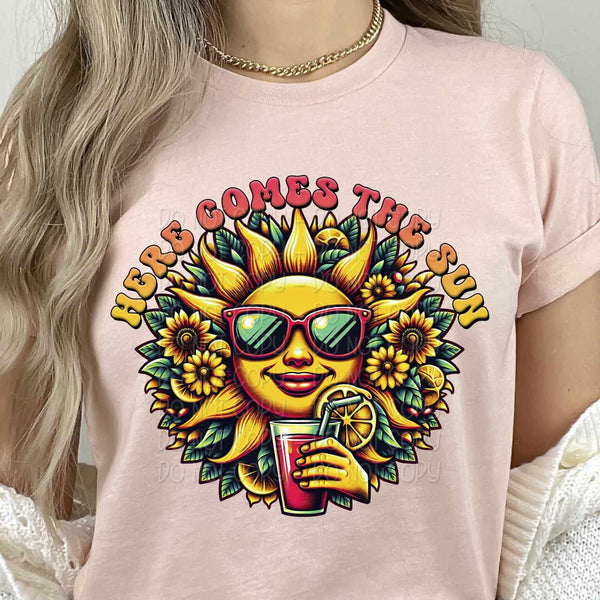 Here comes the sun 27952 DTF transfer