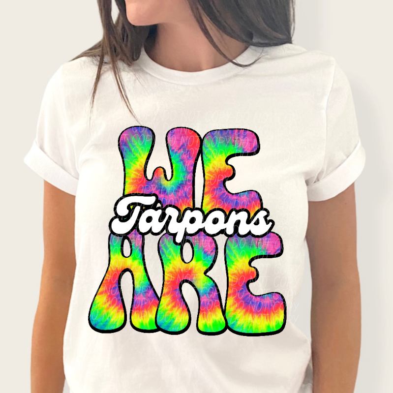 We are tarpons tie dye (CITY) 39163 DTF transfer