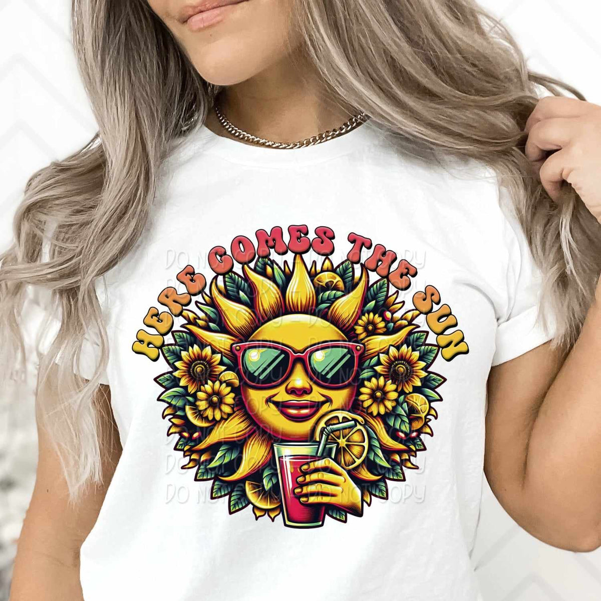 Here comes the sun 27952 DTF transfer