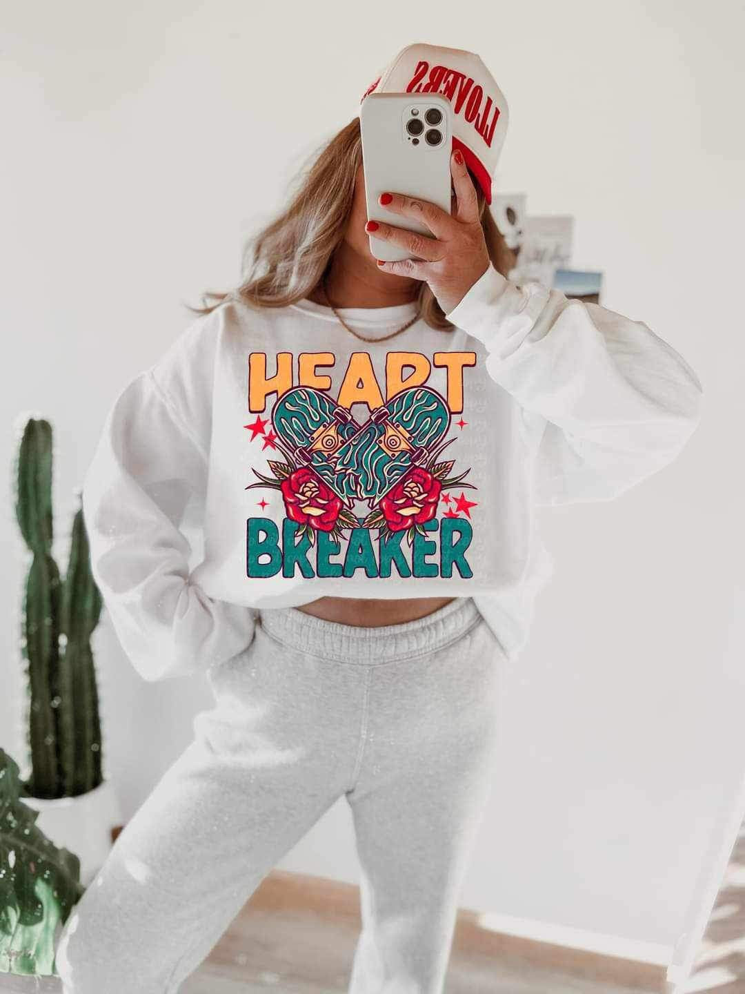 Heart breaker skateboard heart (LYTTLE) 19712 DTF Transfer