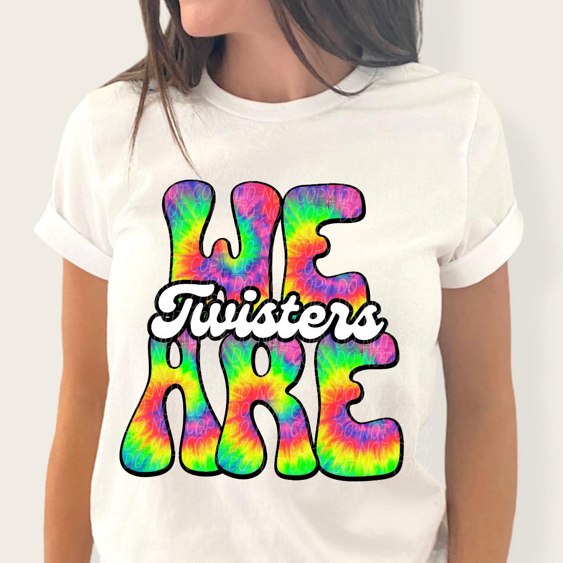 We are twisters tie dye (CITY) 39157 DTF transfer