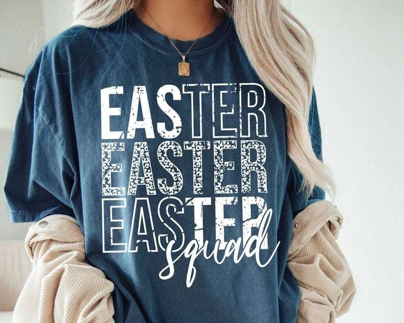 Easter squad stacked WHITE 75992 DTF transfer