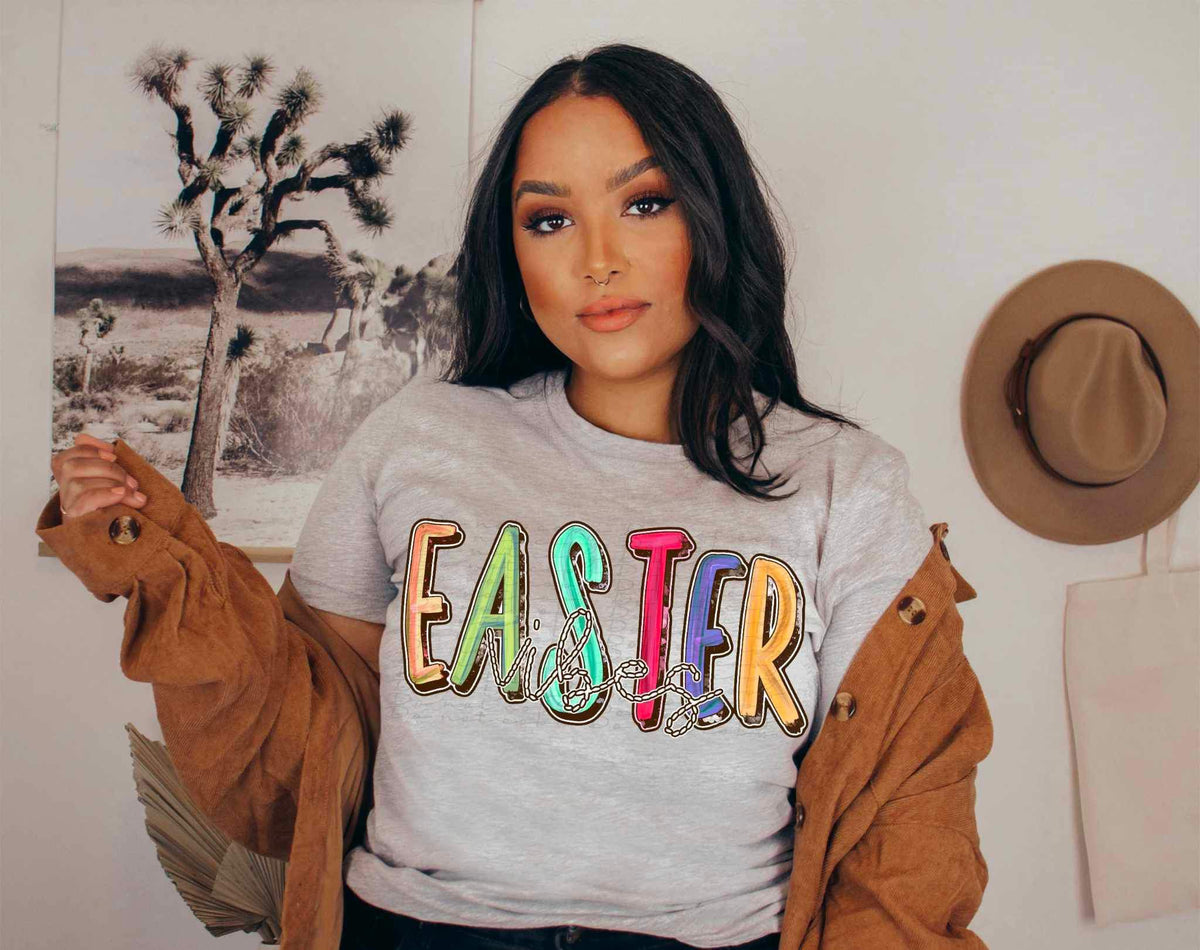 Easter vibes colorful 19723 DTF Transfer