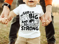 My god is so big and so strong 27961 DTF transfer