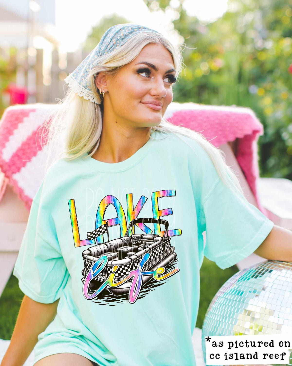 Lake life pontoon 27989 DTF transfer