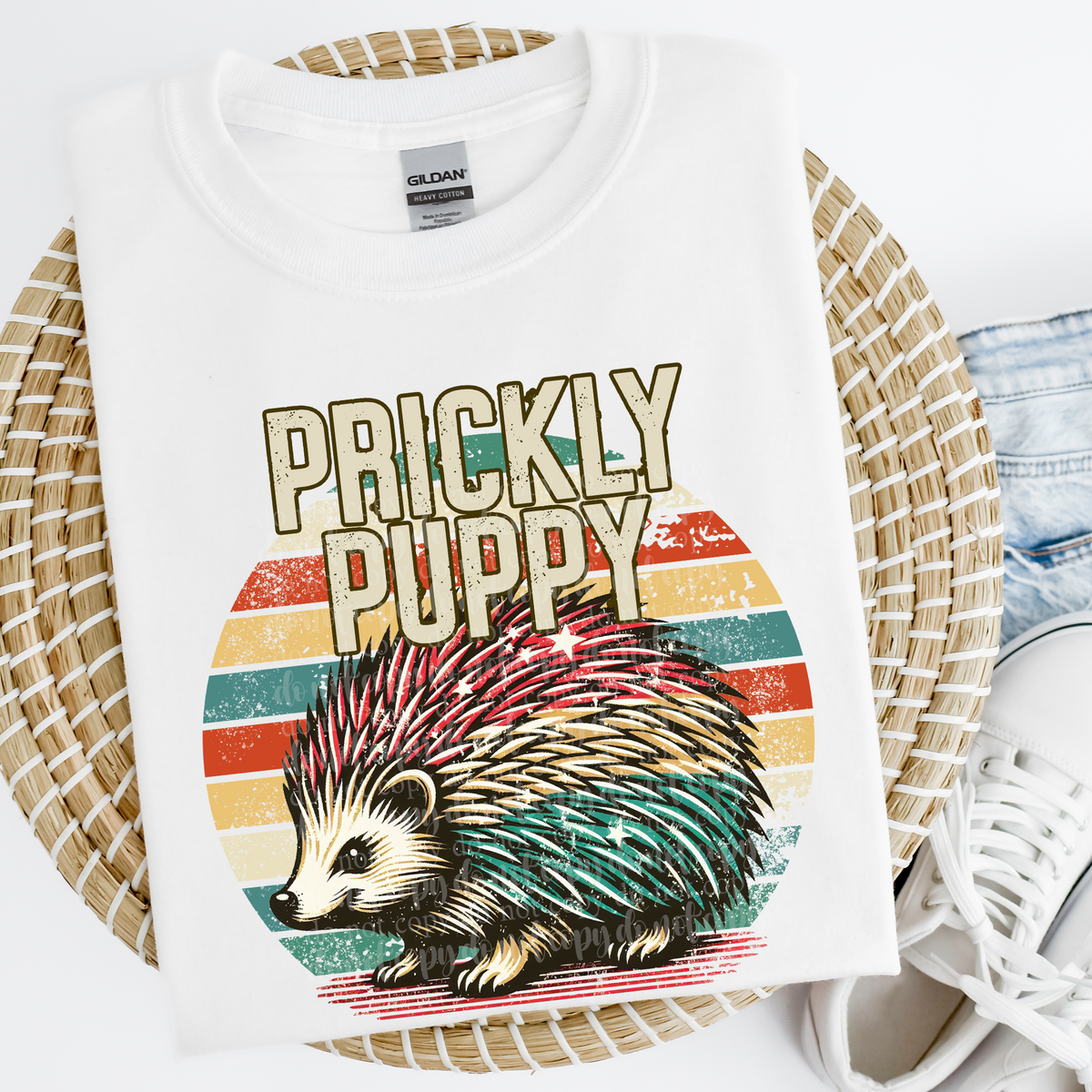 Prickly puppy hedgehog (TDD) 39547 DTF transfer