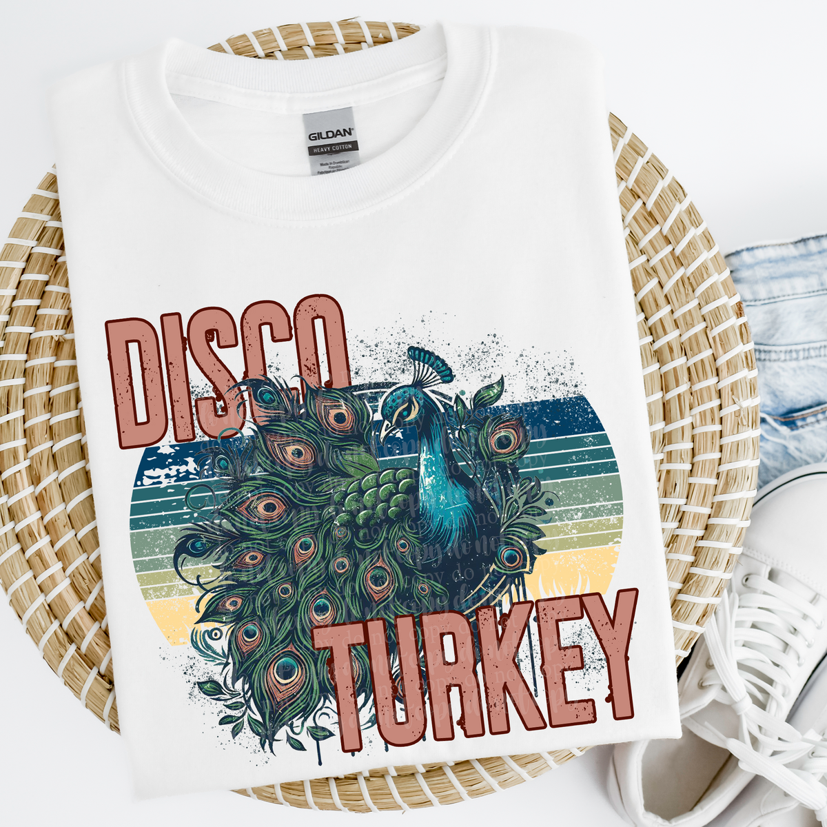 Disco turkey (TDD) 39545 DTF transfer