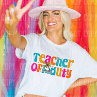 Teacher off duty palm tree (SBB) 27997 DTF transferr