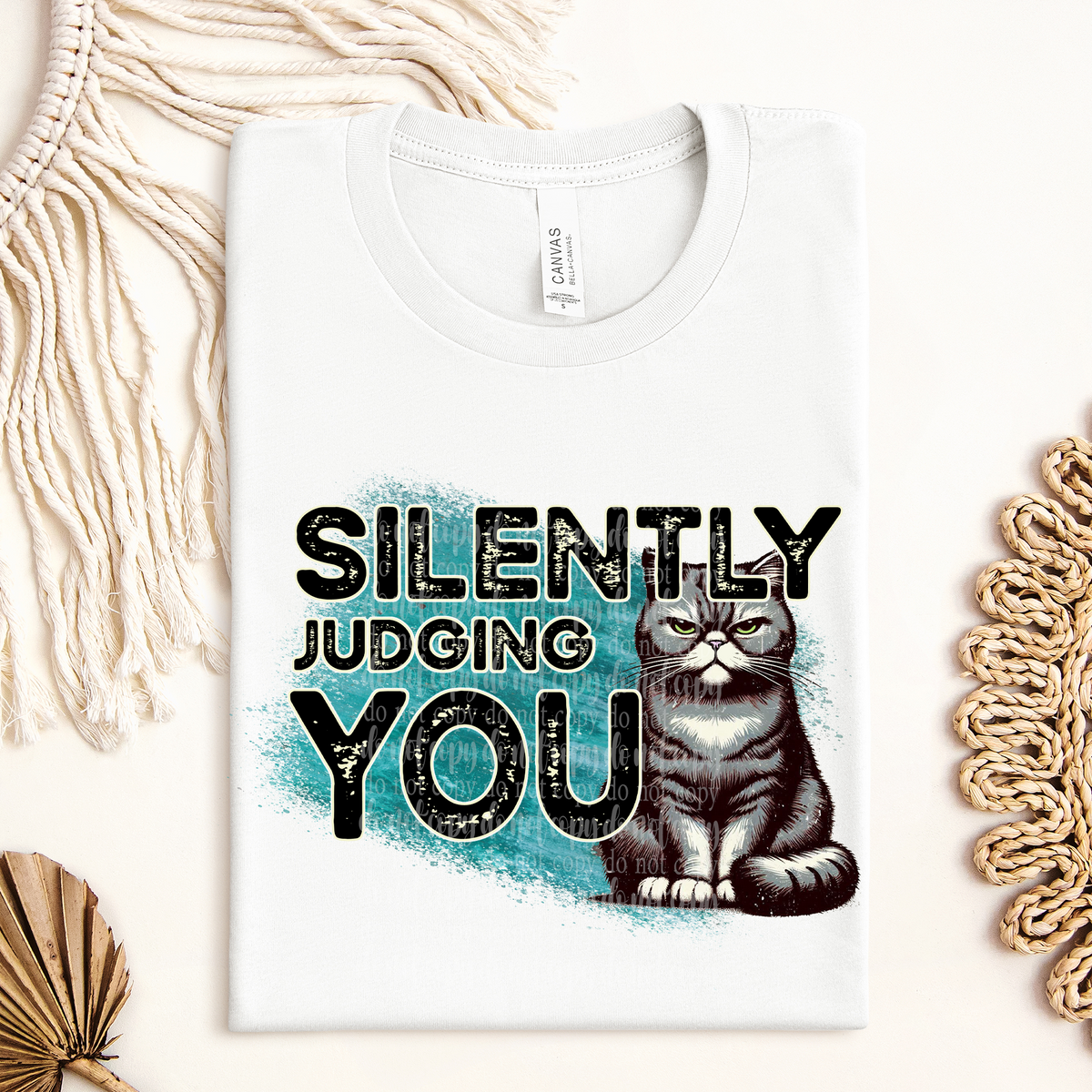 Silently judging you cat  (TDD) 39541 DTF transfer