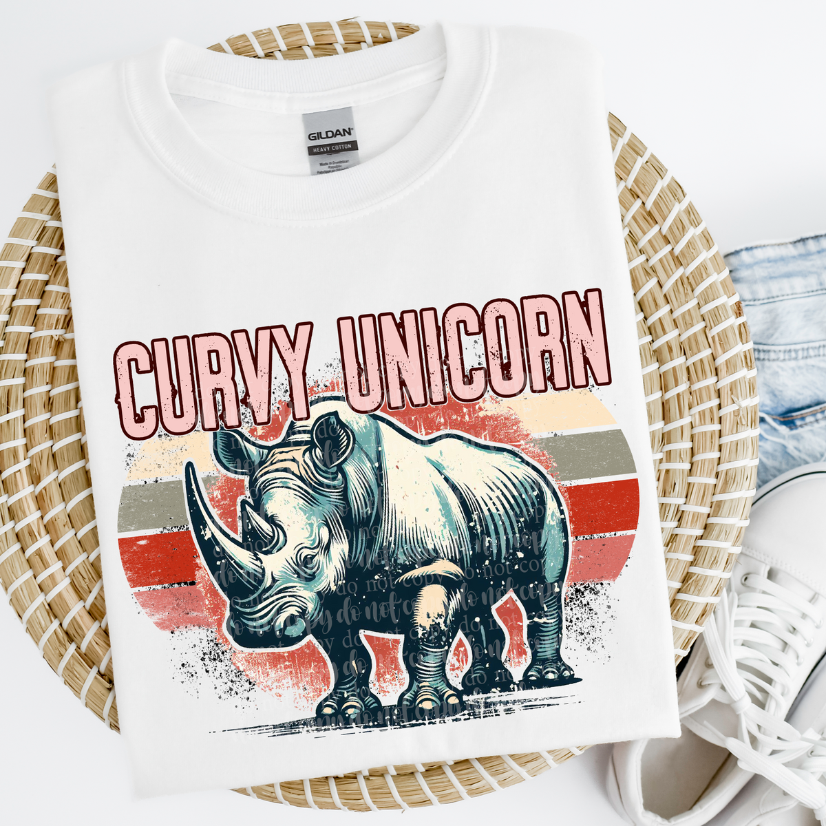 Curvy unicorn (TDD) 39538 DTF transfer
