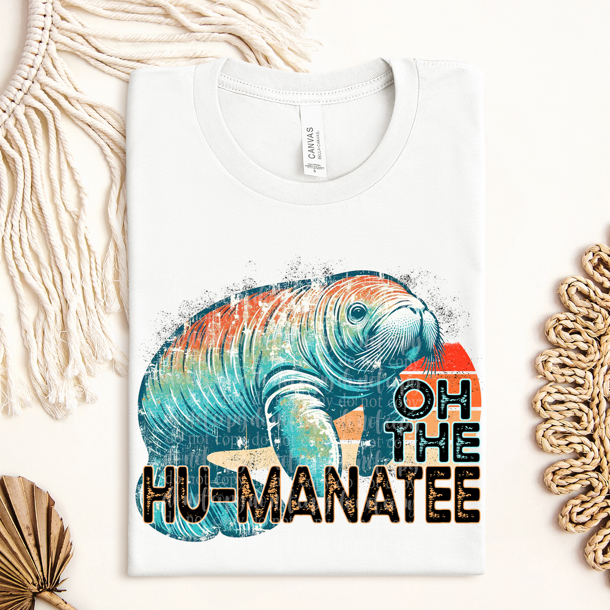 Oh the hu-manatee (TDD) 39533 DTF transfer