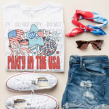 Party in the USA star character and flag (SWD) 29036 DTF transfer