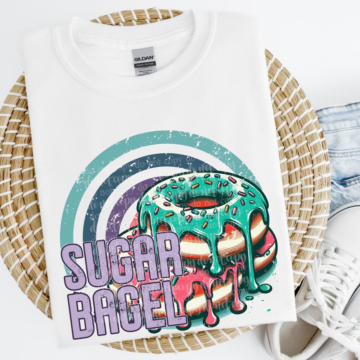 Sugar bagel donut (TDD) 39553 DTF transfer