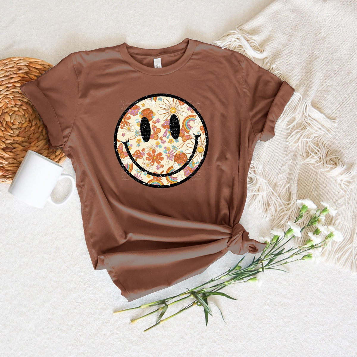 Groovy happy face 29074 DTF transfer