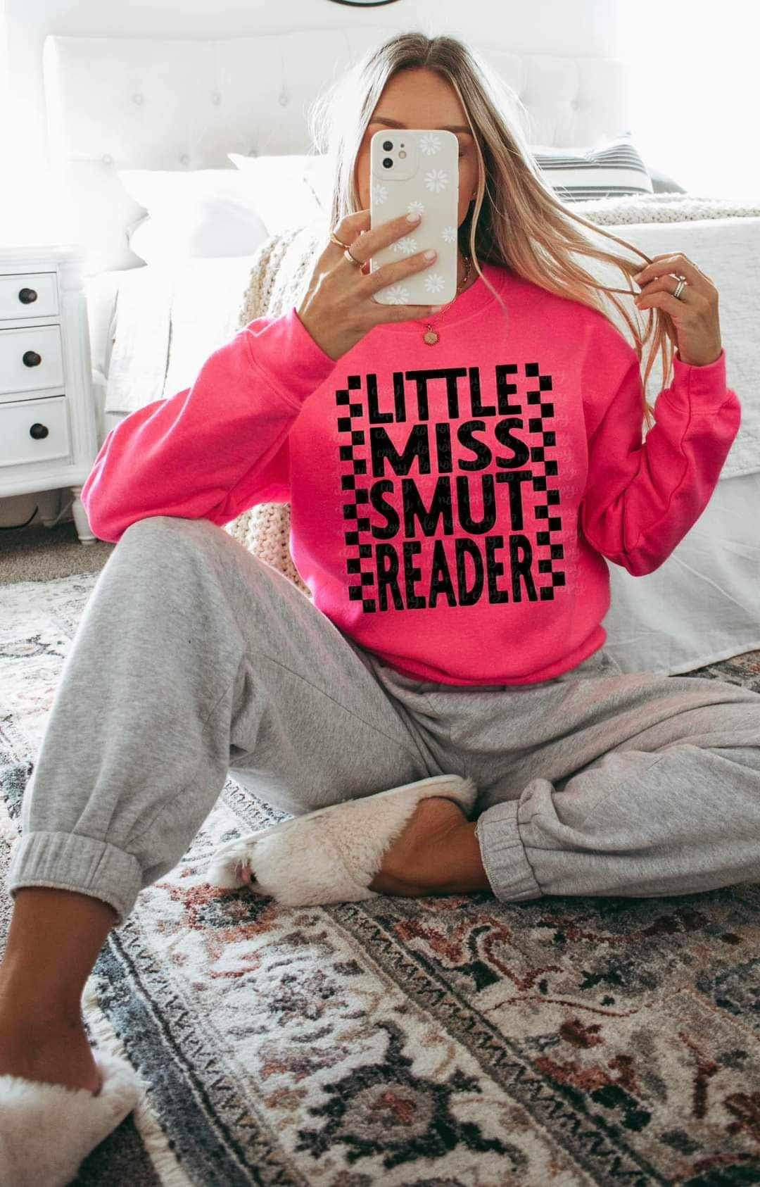 Little miss smut reader BLACK (LYTTLE) 19781 DTF TRANSFER