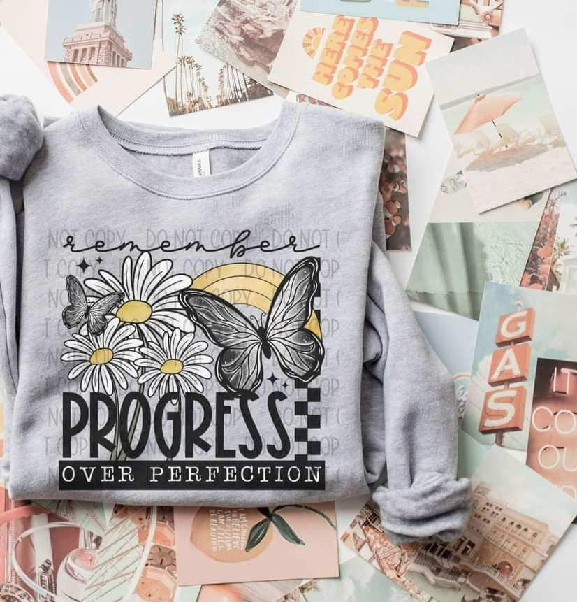 Remember progress over protection butterflies 19801 DTF TRANSFER