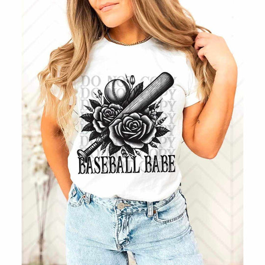 Baseball babe (WSD) 29135 DTF transfer