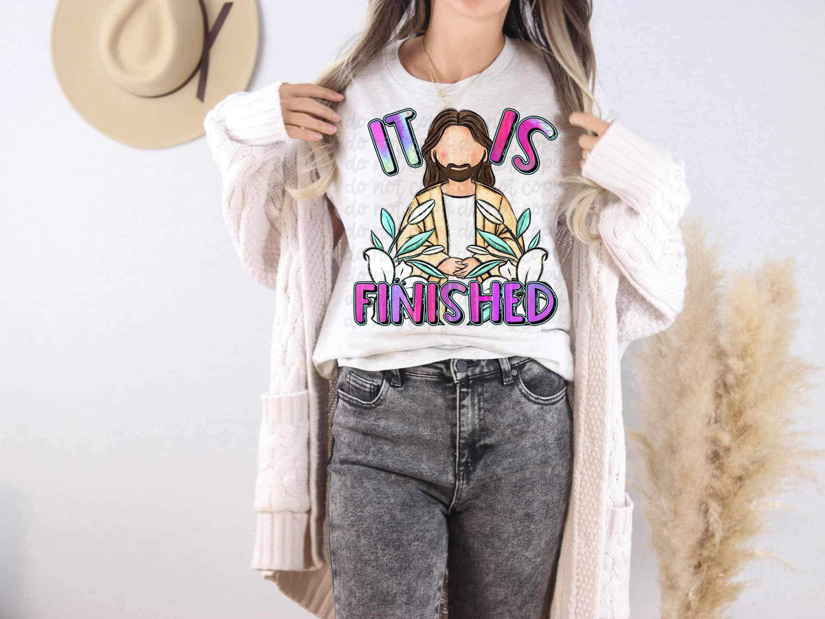 It is finished jesus 19806 DTF TRANSFER