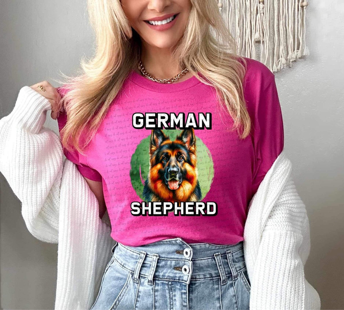 German Shepherd 13857 DTF transfer
